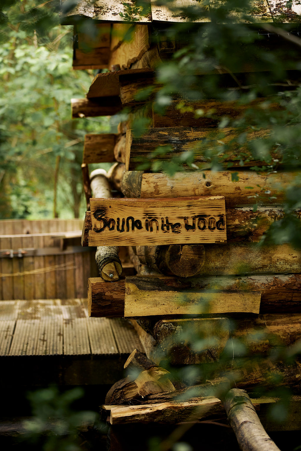 1 hour woodland sauna for up to six people